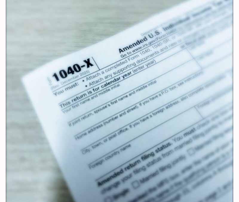 Filing an amended return
